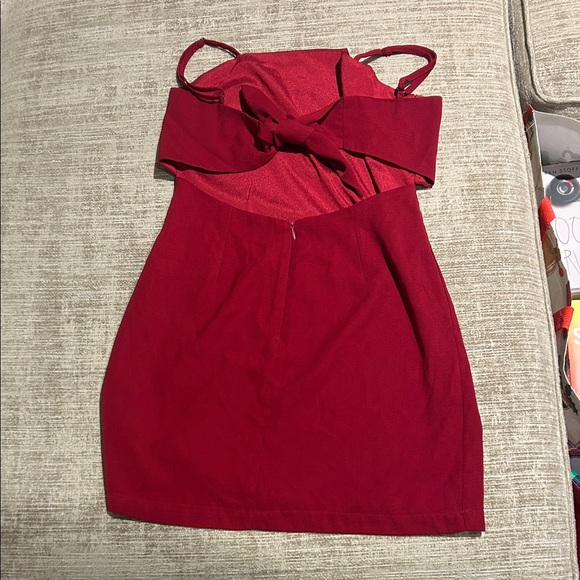 Lulu’s Red Mini Dress - Picture 2 of 3